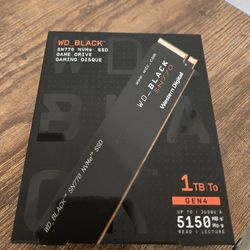 Sealed WD black 1tb SSD