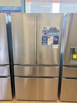 LG Refrigerator 4 Door 26 Cu Ft with Internal Ice Maker