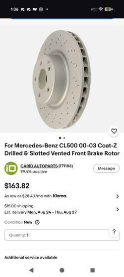 Mercedes bens coup Rotor