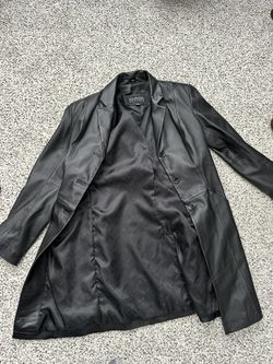 Leather Trench Coat