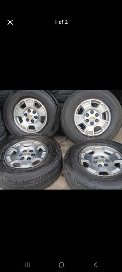 17' Chevrolet Oem Wheels 