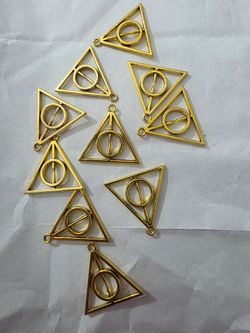 Deathly Hallows Symbol Charms – Set of 10