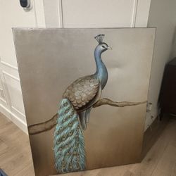 Peacock Painting For Home Decor  