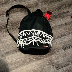 Black Spray ground Backpack