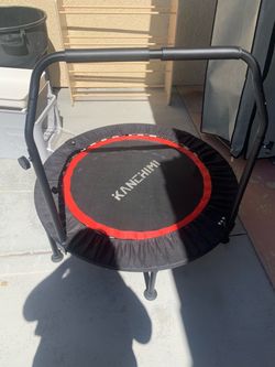 Kanchimi Mini Fitness Trampoline with Handle Bar