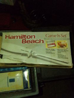 Hamilton Beach Carve 'n Set Electric Knife