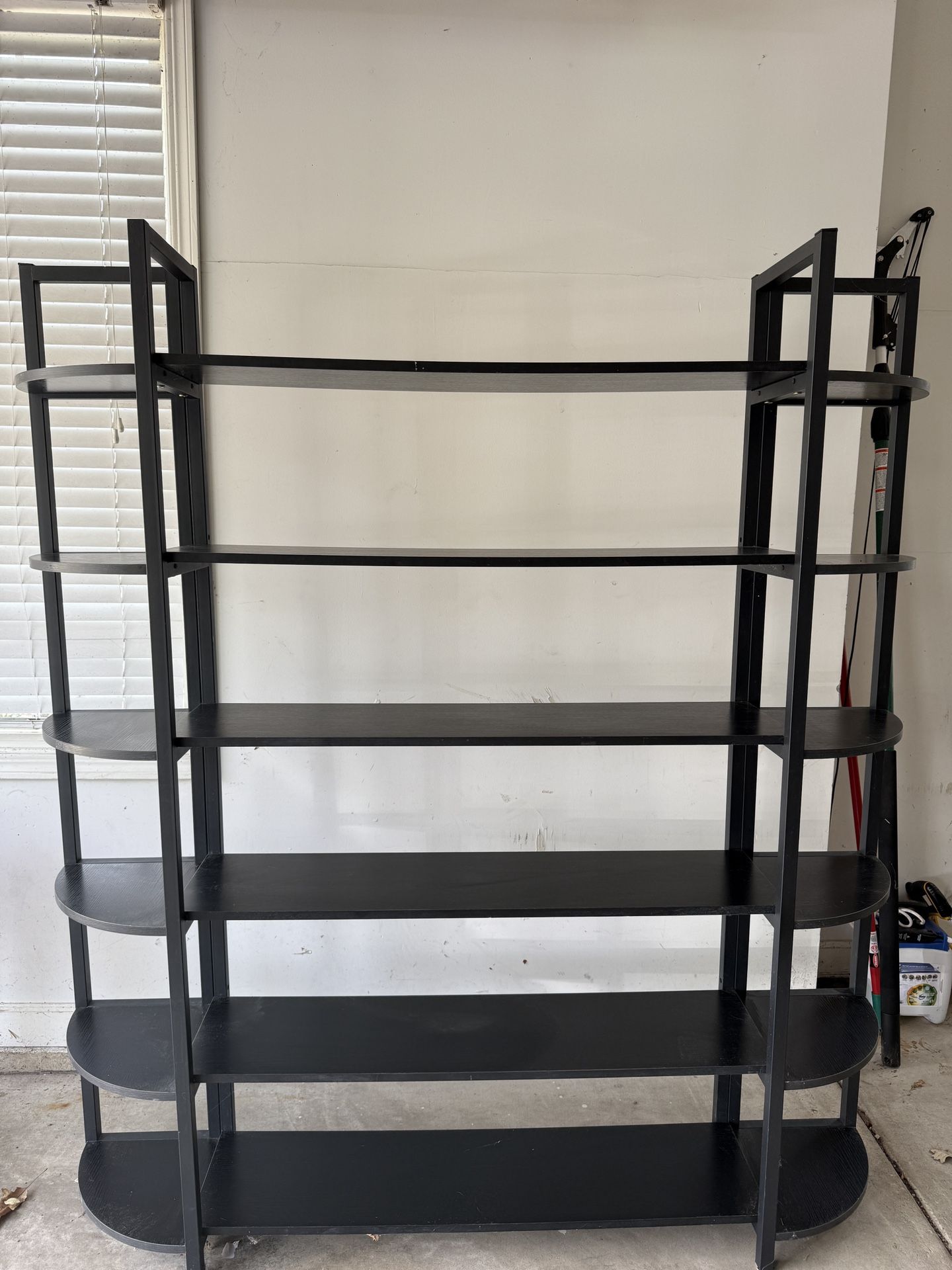Wood/Metal 6 Tier Shelf