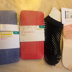 Xhilaration Fashion Tights (2) And Fashion Socks(2)