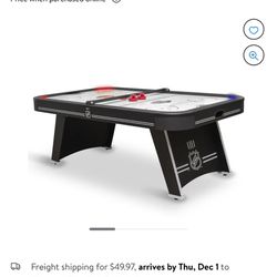 Hockey Air Table With Chips And Gear