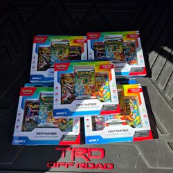 Pokémon First Partner Illustration Collection Series 3 Bundle of 5