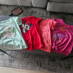 4 Girls tshirts size 8