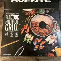 Ovente Electric Hotpot And Grill