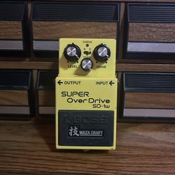 Boss Waza Craft SUPER Overdrive SD-1w Guitar Pedal