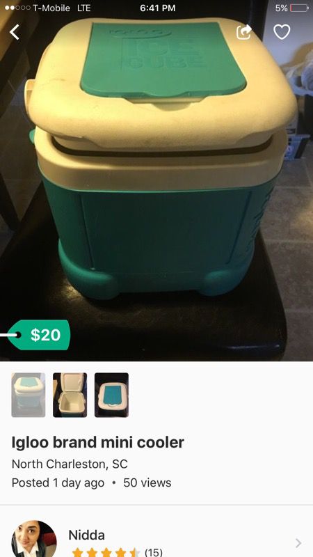 Igloo mini portable cooler