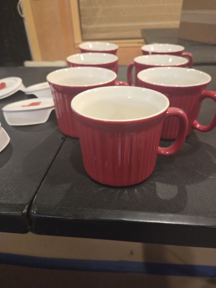 Red 16 Oz. Soup/Coffee/Tea Mugs
