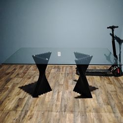 Ammerman Glass Dining Table 