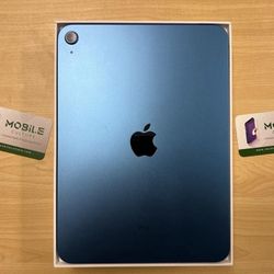 New WiFi Blue iPad 10th Gen 64gb