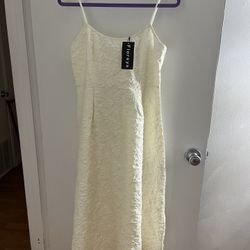 Brand New, Tags Attached. White Dress - Adult Size Large 