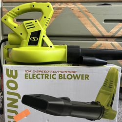 New Sun Joe 10 Amp Electric Leaf Blower