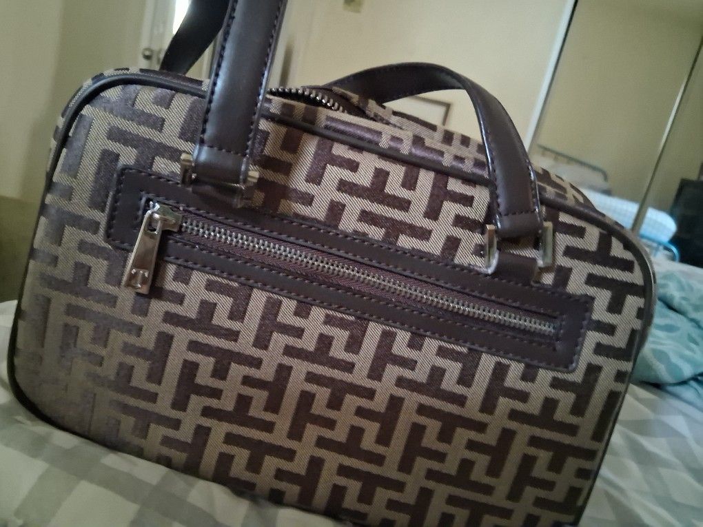 Tony Burch Satchel Monogram Handbag