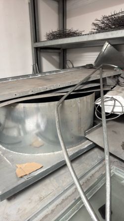 Partial Paint Spray Booth System – Exhaust Fan, Ducting & Panels- LARGE BOOTH