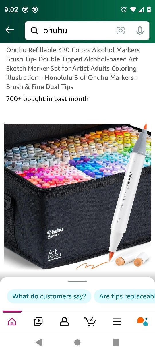 Ohuhu Art Markers 320 Colors