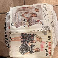 A bunch of sewing patterns