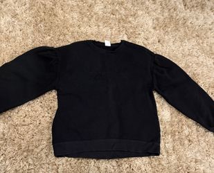 Black Crew Neck Sweater 