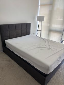 Queen Mattress and Bed Frame