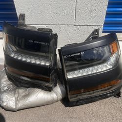 2016-2018 Chevy Silverado Headlights. Slightly Used