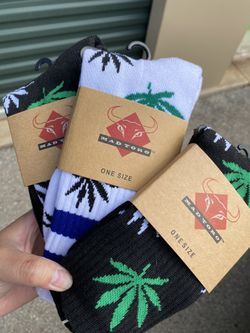 Weed Crew Socks $9 A Piece.