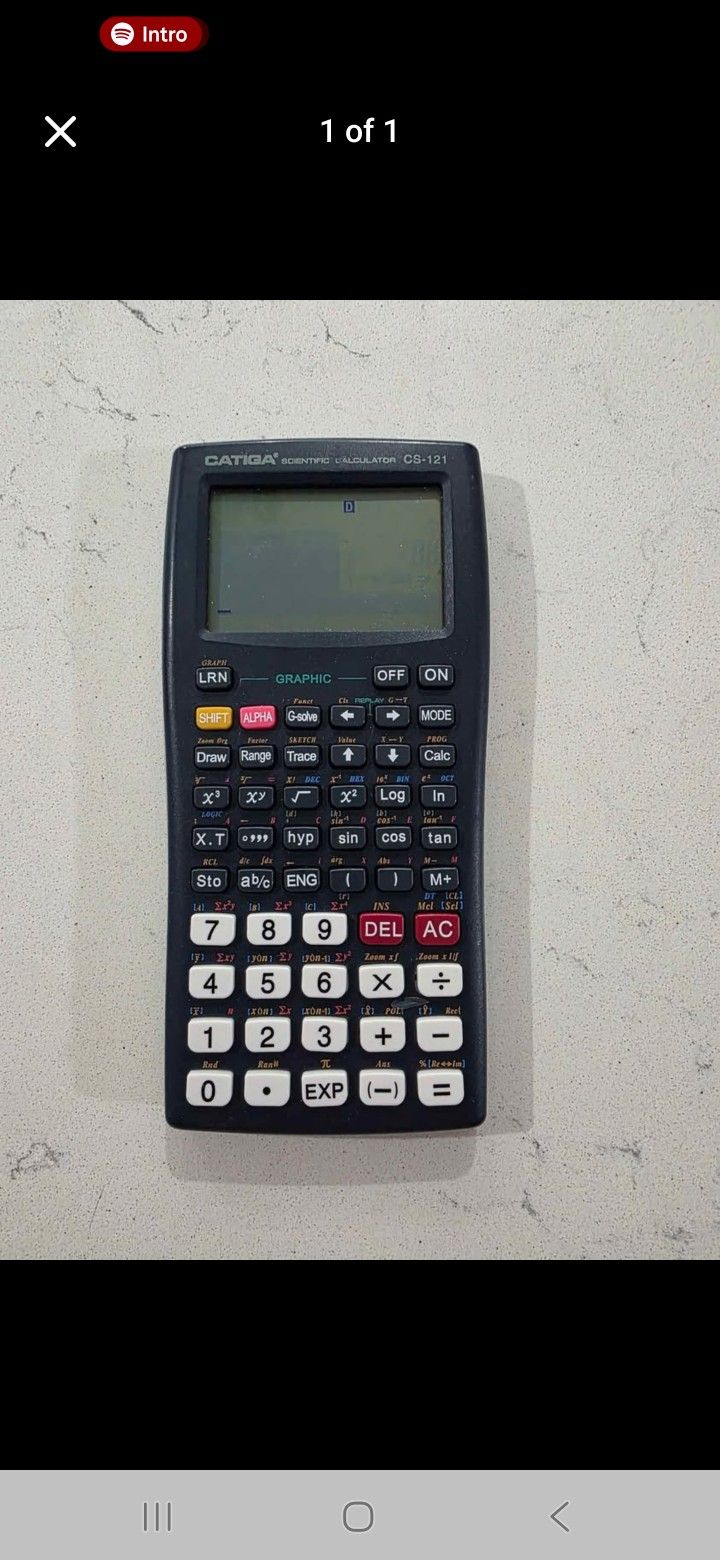 Catiga CS-121 Scientific Calculator with Graphic Functions and Multiple Modes