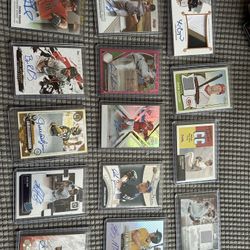 Baseball And Some Foot Ball Cards. Autos Variants Patches And Numbered Cards