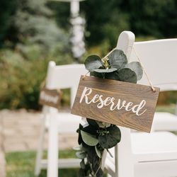 4 Pack Reserved Seating Signs