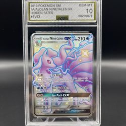 2019 Alolan Ninetales GX Sun And Moon Hidden Fates 