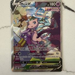 Mew V Alternate Art - Fusion Strike - Pokemon
