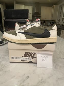 Air Jordan 1 Travis Scott Medium Olive Sz 14 DS