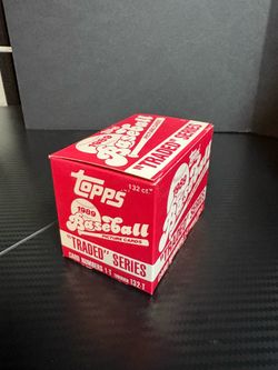 1989 Topps Baseball "Traded" Series Complete Factory Set.