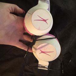 Cute Wireless Pink Headphones