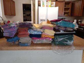 Huge lot of table linens new and used