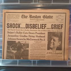 THE BOSTON GLOBE MORNING EDITION NOVEMBER 23, 1963