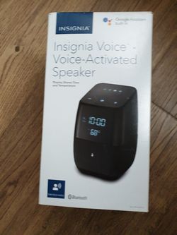 Voice Smart Bluetooth Speaker and Alarm Clock with Google Assistant