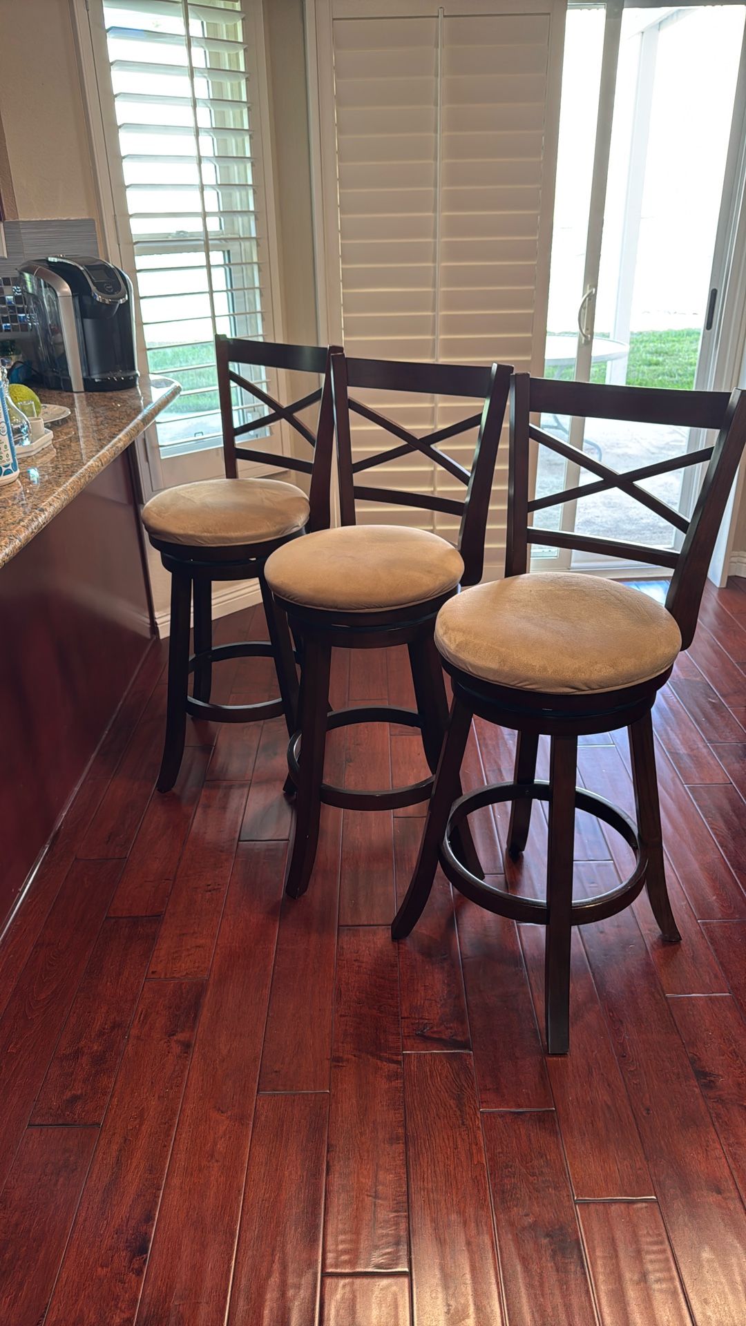 3 Bar Stools 