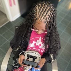 Flip Over Fulani Wig