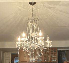 7 bulb silver Chandelier
