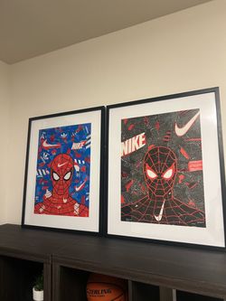 Spiderman sneaker art