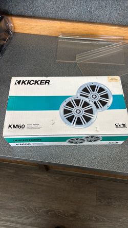 Kicker KM60 marine 6.5in speakers