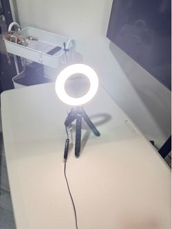 USB LED Ring Light with Tripod Stand
