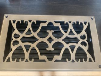 2 Brass Elegance Victorian 6x12 Floor Registers
