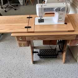 Lehman Treadle Cabinet And Machine 